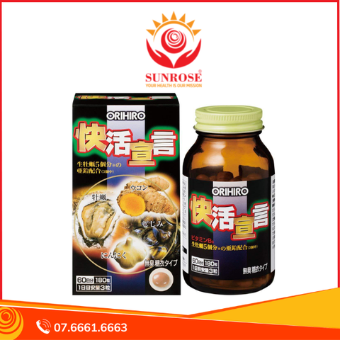 Thực phẩm bảo vệ sức khỏe ORIHIRO VIVACITY - 180 viên 