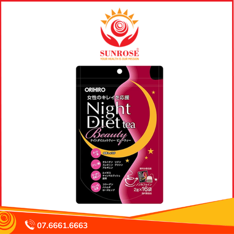  Trà NIGHT DIET BEAUTY ORIHIO - 16 gói 