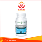  FERRO viên uống Tpbvsk - Cung Cấp Sắt, Hỗ Trợ Giảm Tình Trạng Thiếu Máu Do Thiếu Sắt, Hàng chuẩn San Marino, Lọ 60 Viên 