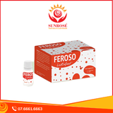  FEROSO LEZENFANT ống uống Tpbvsk - Cung Cấp Sắt Và Vitamin C, Giúp Phòng Ngừa Thiếu Máu Do Thiếu Sắt, Hàng chuẩn San Marino, Hộp 12 Lọ. 