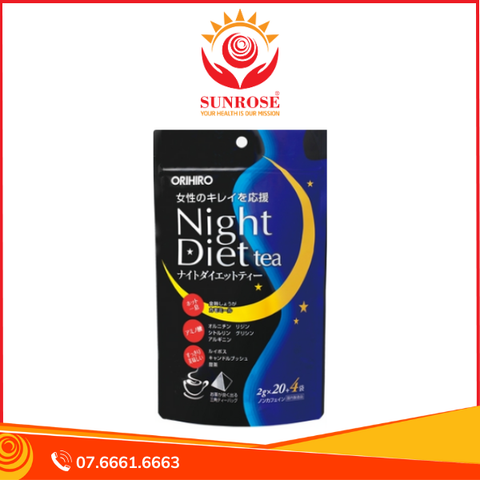  Trà Night Diet Orihiro - 24 gói 