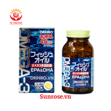  OMEGA-3 ORIHIRO viên uống Tpbvsk  -  Giúp Bổ Não, Mắt, Chuẩn Nhật Bản, Lọ/180 Viên 