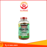  Kirkland Wild Alaskan Fish Oil 1400mg - Viên Uống Hỗ Trợ Cải Thiện Tim Mạch, Máu Huyết, Thị Lực, Não Bộ & Dưỡng Da 
