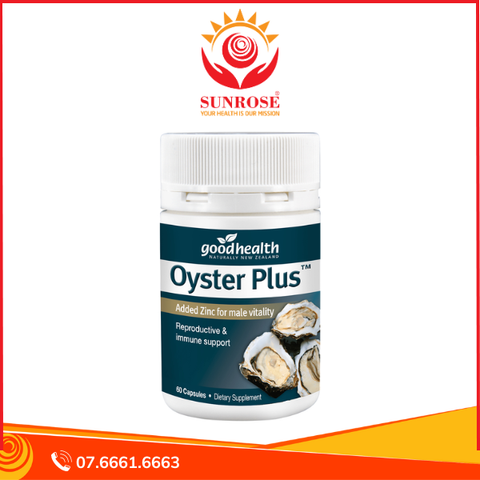  Viên uống Oyster Plus hỗ trợ tăng cường sinh lực, tăng cường đề kháng cho nam giới (Hộp 60 viên) 