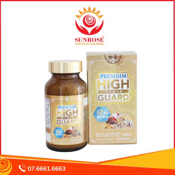  PREMIUM HIGH GUARD 300 viên - Hỗ trợ tăng cường sức đề kháng 