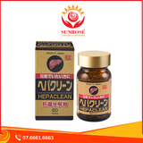  HEPA CLEAN Viên uống Tpbvsk - Giúp bổ gan, tăng cường chức năng gan, Hàng chuẩn Nhật Bản, Lọ 60 viên 