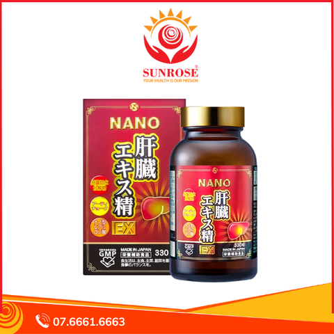  GAN THUỶ PHÂN NANO LIVER HYDROLYZATE EX 330 viên - Thực phẩm bảo vệ sức khỏe 