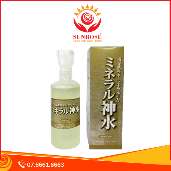  Mineral Shinsui - Dung dịch đa khoáng cô đặc hỗ trợ tăng sức đề kháng, ổn định đường huyết, ngăn ngừa ung thư chai 300ml 