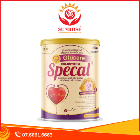  Sữa non Specal Glucare – Dành cho người tiểu đường & tiền tiểu đường – Hộp 400g 