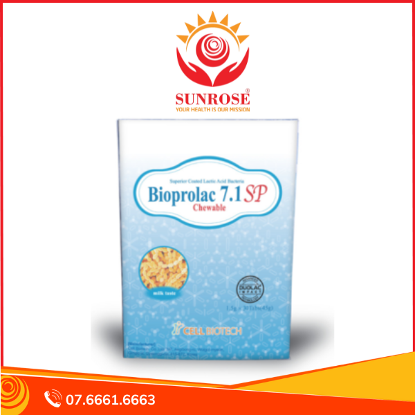  Bioprolac Chewable Viên nhai Tpbvsk - Hàng Chuẩn Hàn Quốc, Hộp 30 viên 