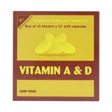 Thuốc Vitamin A & D Vidipha bổ sung vitamin A và D cho trẻ còi xương (10 vỉ x 10 viên) 