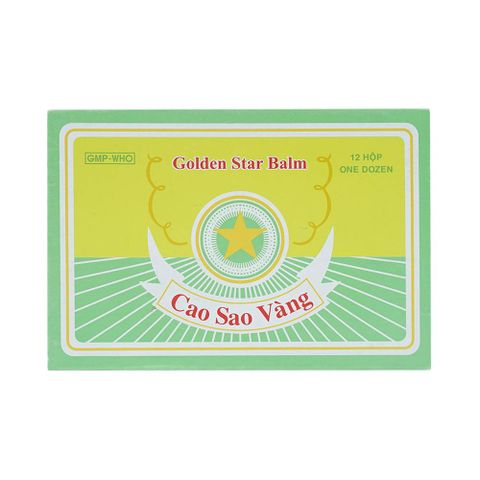  Cao Sao Vàng OPC điều trị cảm cúm, nhức đầu (12 chai x 10g) 