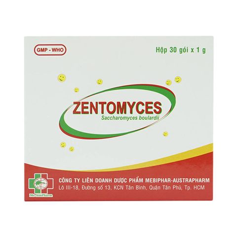  Bột Zentomyces Mebiphar điều trị tiêu chảy cấp (30 gói x 1g) 