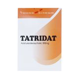  Thuốc Tatridat 300mg Phil dùng làm tan sỏi mật giàu Cholesterol, điều trị xơ gan (6 vỉ x 10 viên) 