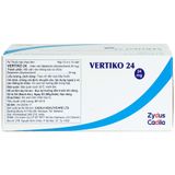  Thuốc Vertiko 24 Cadila điều trị chóng mặt, suy giảm thính giác (10 vỉ x 10 viên) 