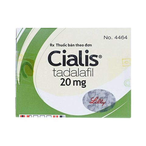  Thuốc Cialis Lilly điều trị rối loạn cương dương (1 vỉ x 2 viên) 