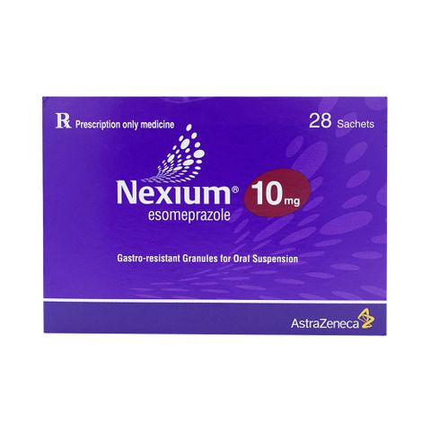  Cốm Nexium 10mg AstraZeneca điều trị trào ngược dạ dày - thực quản (28 gói) 
