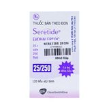  Khí dung Seretide Evohaler DC 25/250 Gsk điều trị hen phế quản, tắc nghẽn phổi mạn tính (120 liều) 
