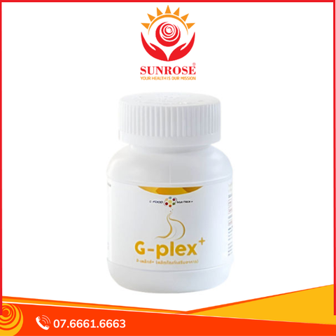  G Plex Plus - Viên uống hỗ trợ cải thiện hệ thống tiêu hóa, Lọ 20 viên 