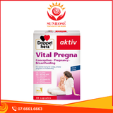  VITAL PREGNA - Hỗ trợ bổ sung Vitamin tổng hợp cho Mẹ Bầu - Hộp 30 viên 
