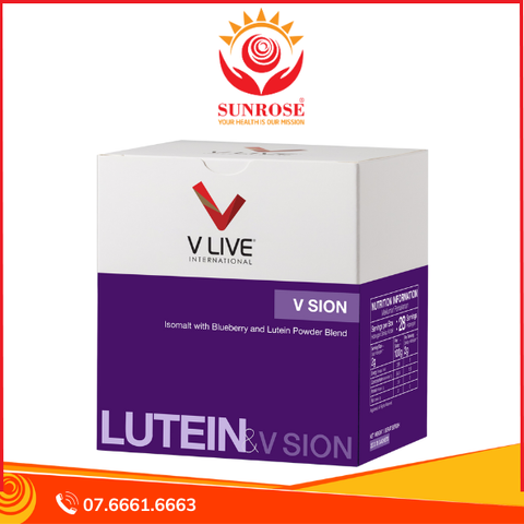  Vlive Sion - Hỗ trợ tăng cường thị lực- Hộp 28 gói. 