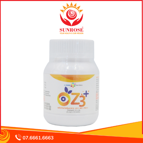  Z3 Plus - Viên uống hỗ trợ cải thiện sức khỏe thị lực, Lọ 30 viên 