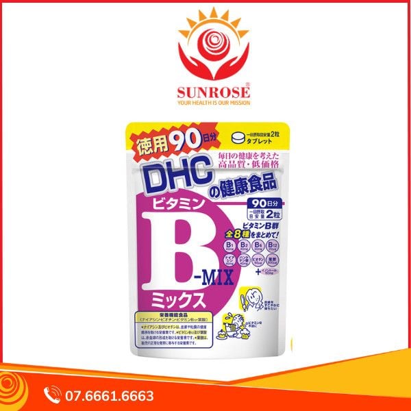  Viên uống Vitamin B tổng hợp DHC Vitamin B Mix (90 ngày) 
