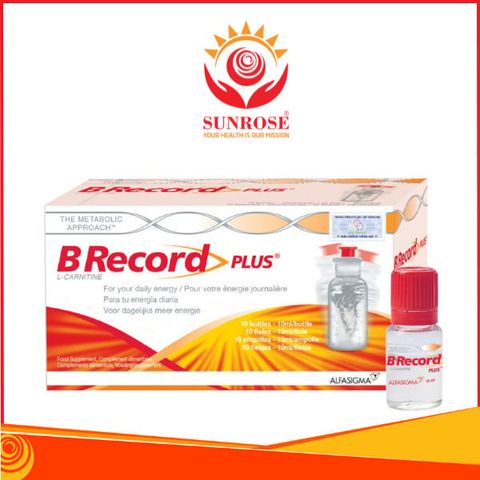  B RECORD Plus® TPBVSK Đạm Uống Cung Cấp Năng Lượng Chuẩn Italy hộp 10 chai x 10 ml 