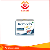  Komodo Liver - Viên Uống Hỗ Trợ Thanh Nhiệt Giải Độc Cơ Thể & Làm Mát Gan Hộp 12 vỉ x 5 viên 