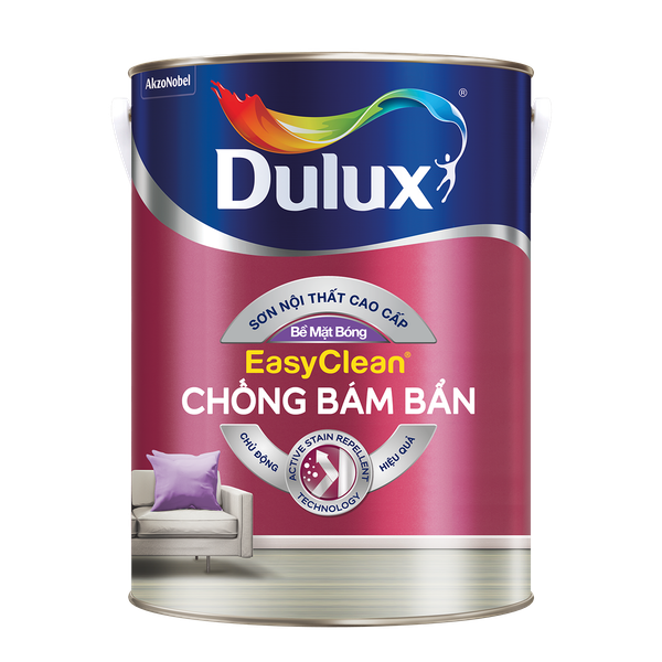 Dulux - Sơn bóng nội thất Dulux EASYCLEAN chống bám bẩn Z966B
