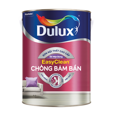 Dulux - Sơn bóng nội thất Dulux EASYCLEAN chống bám bẩn Z966B