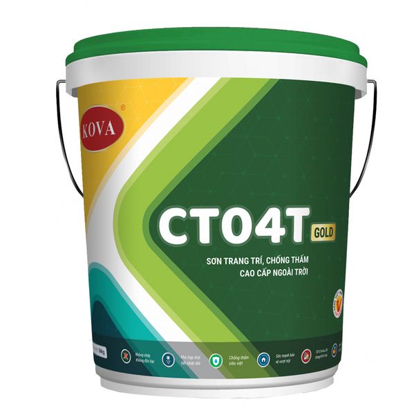 Kova - CT04T - GOLD - Sơn trang trí , chống thấm cao cấp ngoài trời