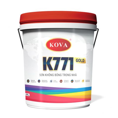 Kova - K771 - GOLD - Sơn không bóng trong nhà