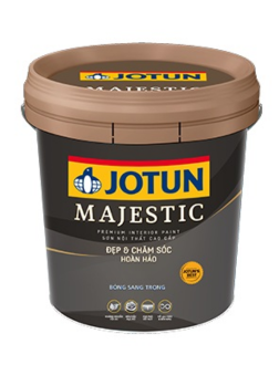 Jotun - Sơn phủ bề mặt Bóng cao cấp trong nhà Majestic Đẹp và Chăm sóc hoàn hảo