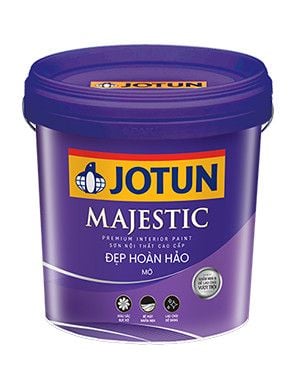Jotun - Sơn phủ bề mặt Mờ trong nhà Majestic Đẹp Hoàn Hảo