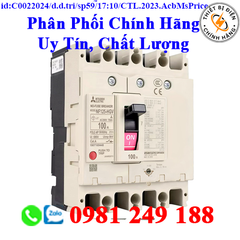 2CJ217A000025 CẦU DAO TỰ ĐỘNG DẠNG KHỐI MITSUBISHI NF125-HEV 4P 32-63A