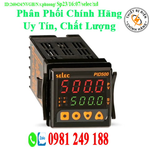 Bộ Điều Khiển Nhiệt Độ Selec PID500-T-0-0-04