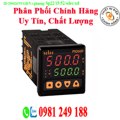 Bộ Điều Khiển Nhiệt Độ Selec PID500-T-2-0-00