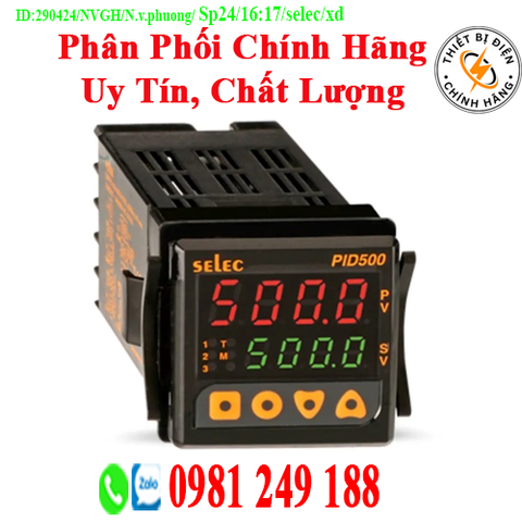 Bộ Điều Khiển Nhiệt Độ Selec PID500-T-0-0-00