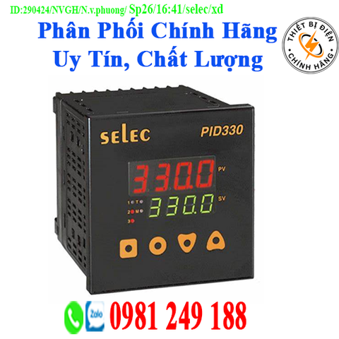 Bộ Điều Khiển Nhiệt Độ Selec PID330-3-0-01