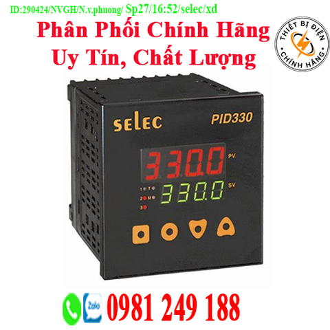 Bộ Điều Khiển Nhiệt Độ Selec PID330-2-0-01