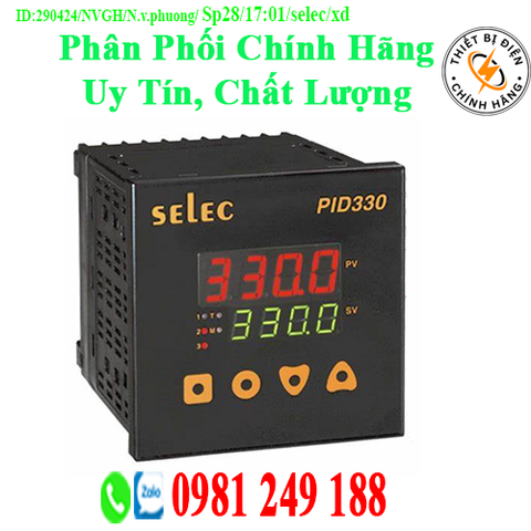 Bộ Điều Khiển Nhiệt Độ Selec PID330-1-0-01