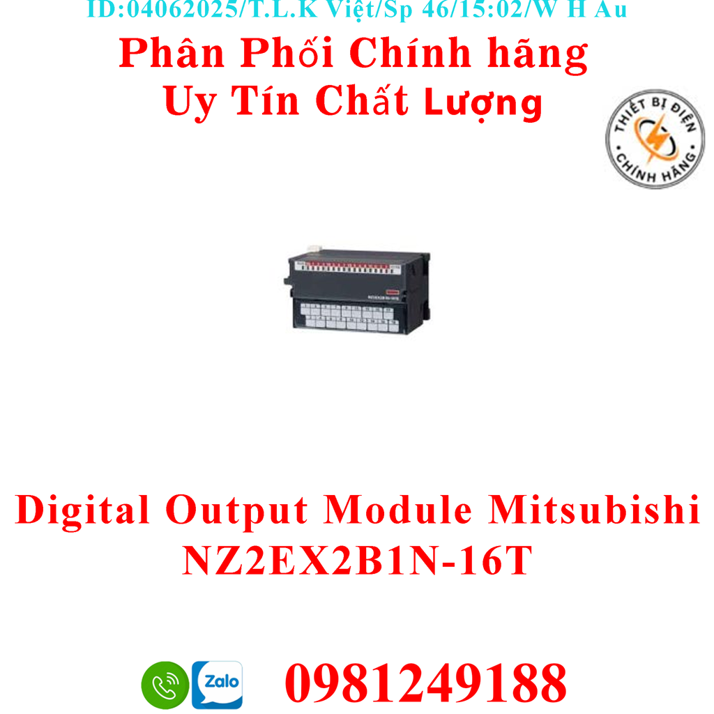 Digital Output Module Mitsubishi NZ2EX2B1N-16T – thietbidienchinhhang