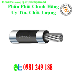 Daphaco AV 35 : Cáp điện lực hạ thế 1 lõi, ruột nhôm 0,6/1 kV