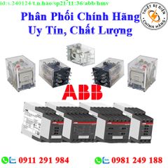 Phân phối Relay Trung Gian ABB các loại chính hãng giá sỉ, chính hãng, toàn quốc