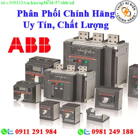 Thiết bị điện ABB các loại giá rẻ, chất lượng, bảo hành chính hãng