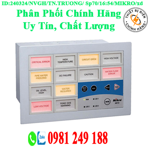 Bảng đèn báo lập trình Mikro AN 120