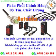 Cảm Biến Autonics các loại về kho nhiều, chưa cập nhật hết sản phẩm, giá, chính sách khuyến mãi, chiết khấu, vui lòng liên hệ để biết thêm chi tiết