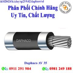 Daphaco AV 35 : Cáp điện lực hạ thế 1 lõi, ruột nhôm 0,6/1 kV