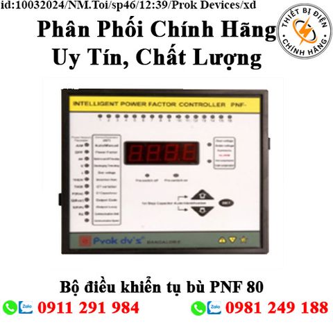 Bộ điều khiển tụ bù PNF 80